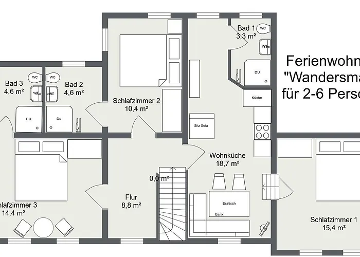 شقة Porschdorfer Einkehr